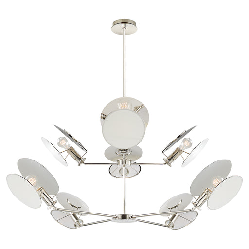 Visual Comfort Signature - TOB 5290PN-L - Eight Light Chandelier - Osiris - Polished Nickel