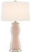 Currey and Company - 6000-0236 - One Light Table Lamp - Ondine - Blush/Silver Leaf