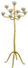 Currey and Company - 8000-0045 - Nine Light Floor Candelabra - Marjorie Skouras - Contemporary Gold Leaf