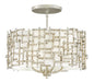 Fredrick Ramond - FR33103SLF - LED Pendant - Farrah - Silver Leaf