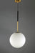 Maxim - 26034SWSBRBK - One Light Pendant - Vesper - Satin Brass / Black