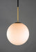 Maxim - 26034SWSBRBK - One Light Pendant - Vesper - Satin Brass / Black