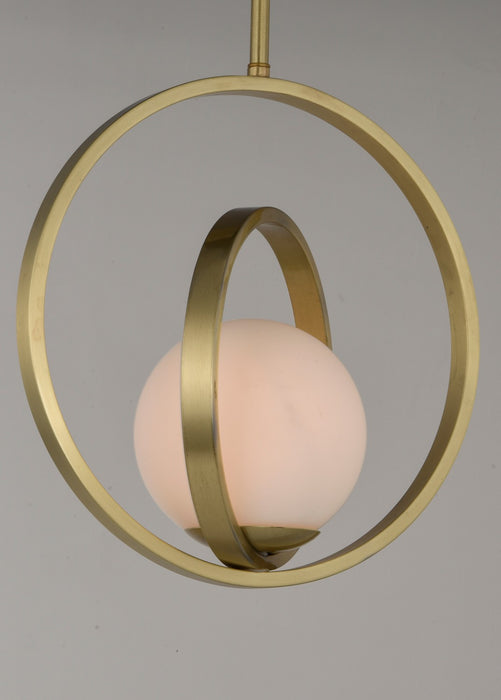 Maxim - 26052SWSBR - One Light Pendant - Coronet - Satin Brass