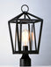 Maxim - 3171CLBK - One Light Outdoor Pole/Post Lantern - Artisan - Black