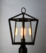 Maxim - 3171CLBK - One Light Outdoor Pole/Post Lantern - Artisan - Black