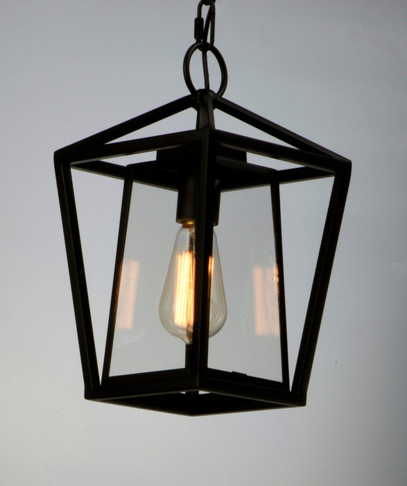 Maxim - 3179CLBK - One Light Outdoor Hanging Lantern - Artisan - Black