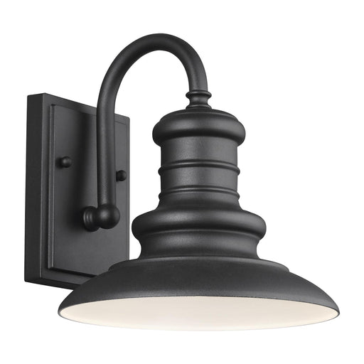 Generation Lighting. - OL8600TXB - One Light Outdoor Wall Lantern - Redding Station - Textured Black