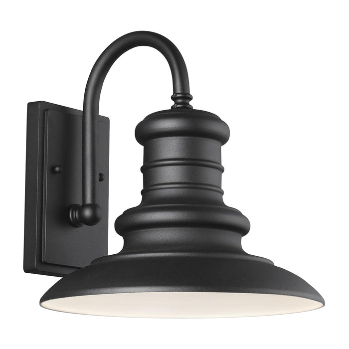 Generation Lighting. - OL8601TXB - One Light Outdoor Wall Lantern - Redding Station - Textured Black