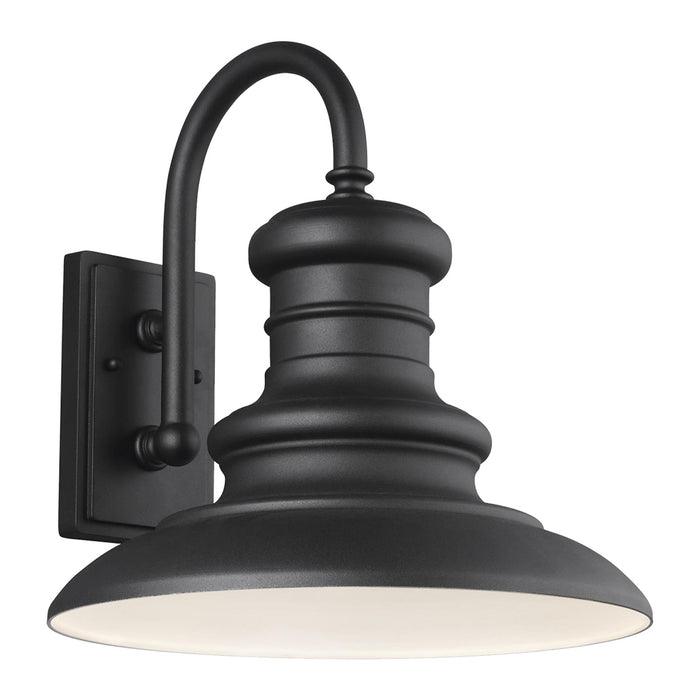 Generation Lighting. - OL9004TXB - One Light Outdoor Wall Lantern - Redding Station - Textured Black