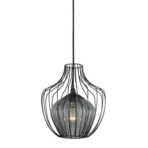 Kalco - 404850CM - One Light Pendant - Emilia - Chemical Stainless Steel