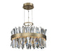 Allegri - 030254-038 - LED Pendant - Glacier - Brushed Champagne Gold