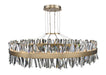 Allegri - 030257-038 - LED Pendant - Glacier - Brushed Champagne Gold