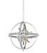 Allegri - 033650-014-FR001 - Six Light Pendant - Angelo - Polished Silver