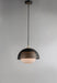 Maxim - 10082WTBKSBR - One Light Pendant - Perf - Black / Satin Brass