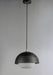 Maxim - 10082WTBKSBR - One Light Pendant - Perf - Black / Satin Brass