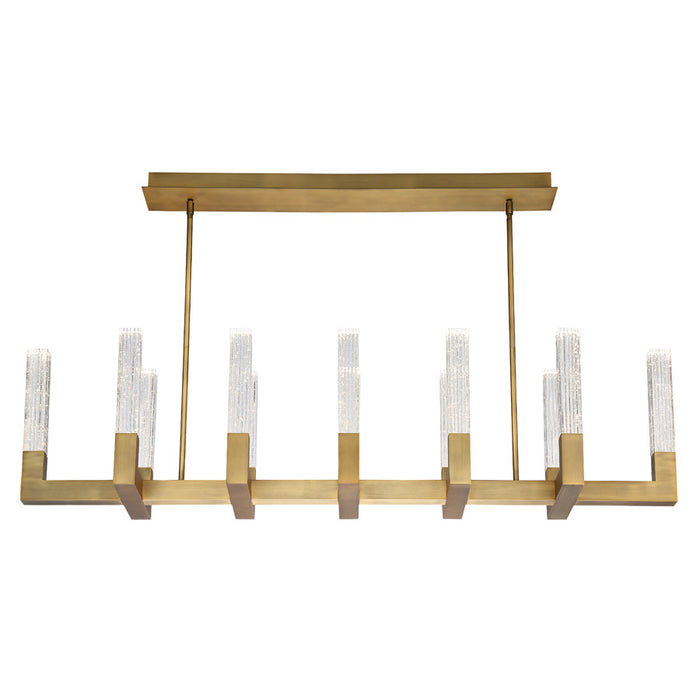 Modern Forms - PD-30854-AB - LED Linear Pendant - Cinema - Aged Brass