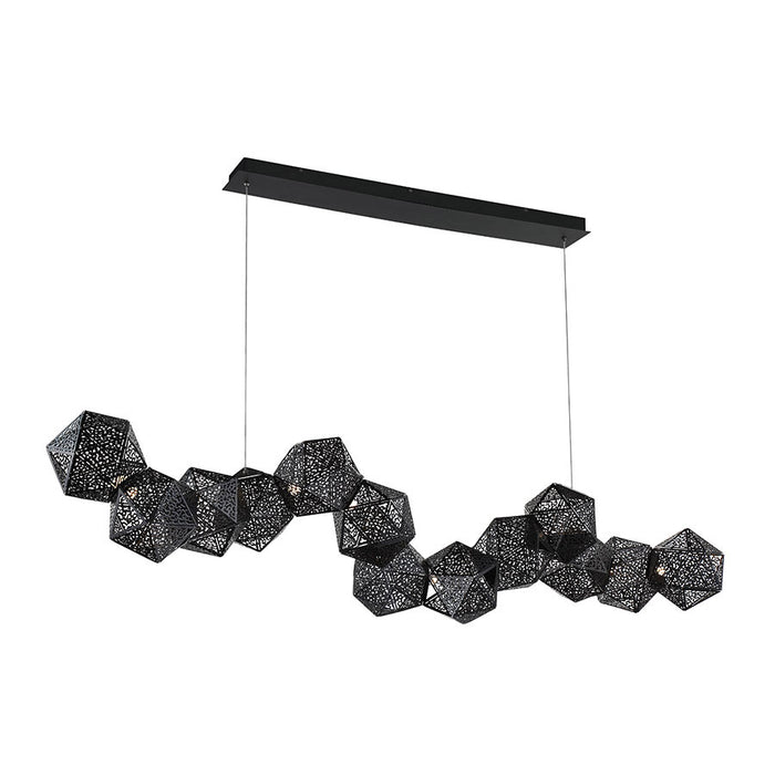 Modern Forms - PD-62864-BK - LED Linear Pendant - Riddle - Black