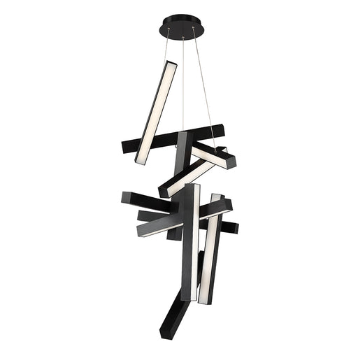 Modern Forms - PD-64849-BK - LED Chandelier - Chaos - Black