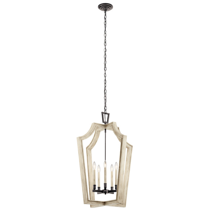 Kichler - 44262AVI - Five Light Chandelier - Botanica - Anvil Iron