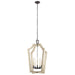 Kichler - 44262AVI - Five Light Chandelier - Botanica - Anvil Iron