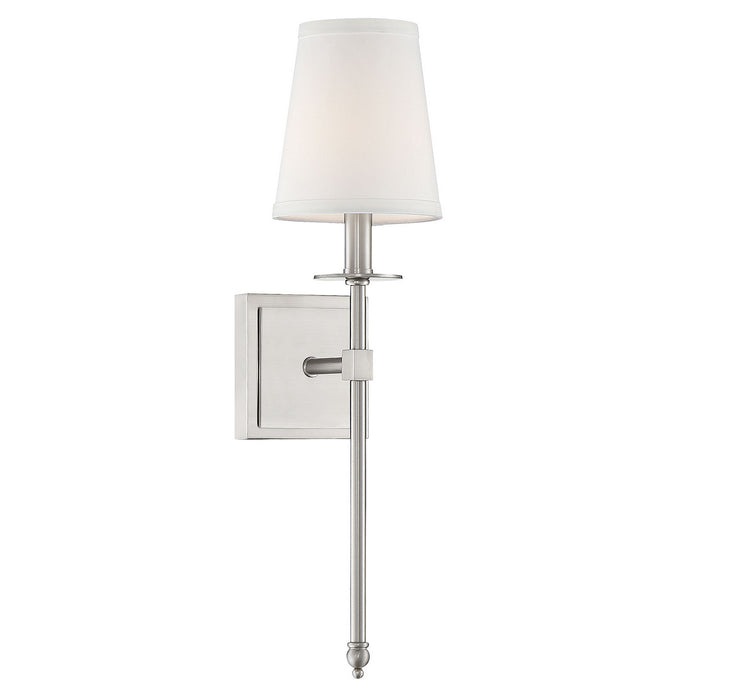 Savoy House - 9-302-1-SN - One Light Wall Sconce - Monroe - Satin Nickel