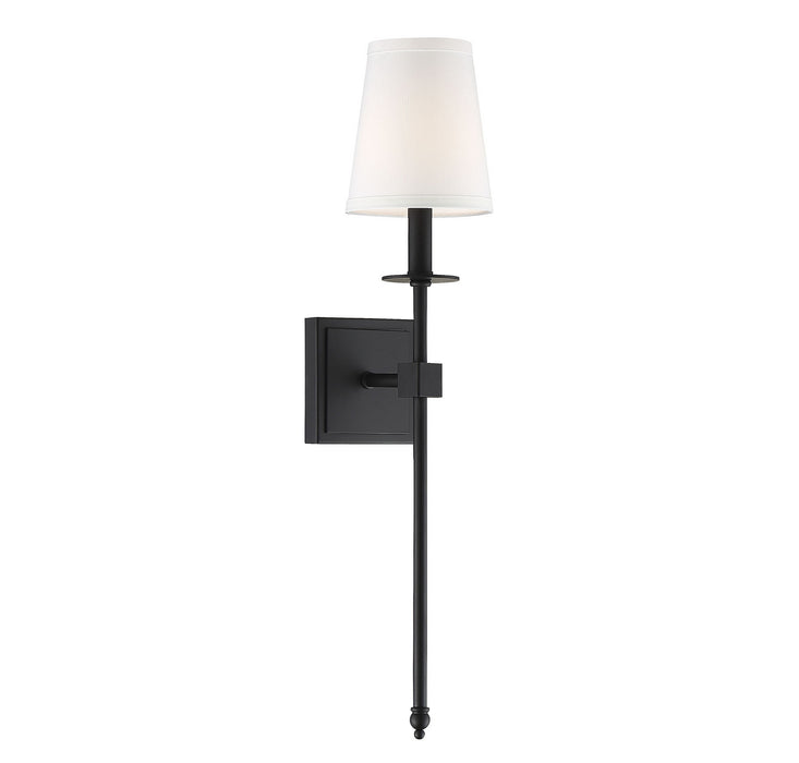 Savoy House - 9-303-1-89 - One Light Wall Sconce - Monroe - Matte Black