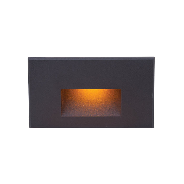 W.A.C. Lighting - WL-LED100-AM-BK - LED Step and Wall Light - Led100 - Black on Aluminum