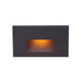 W.A.C. Lighting - WL-LED100-AM-BK - LED Step and Wall Light - Led100 - Black on Aluminum