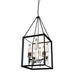 Artcraft - AC10068BC - Eight Light Chandelier - Vineyard - Black & Chrome