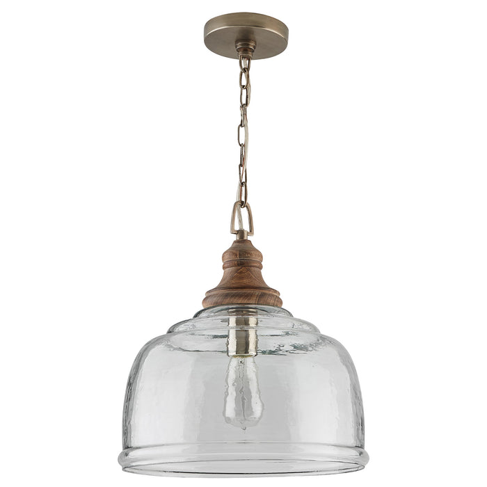 Capital Lighting - 330318GY - One Light Pendant - Julian - Grey Wash