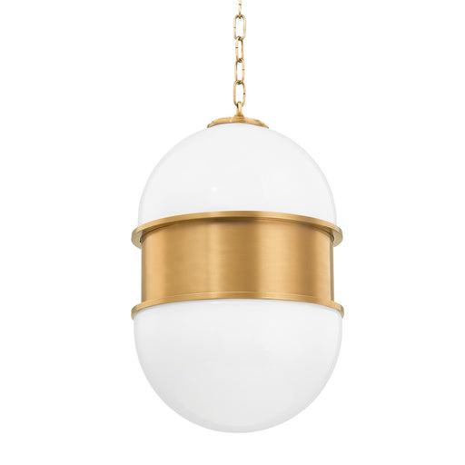 Corbett Lighting - 272-42-VB - Two Light Pendant - Broomley - Vintage Brass