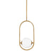 Corbett Lighting - 273-41-VB - One Light Pendant - Everley - Vintage Brass