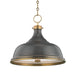 Hudson Valley - MDS900-ADB - Three Light Pendant - Metal No.1 - Aged/Antique Distressed Bronze