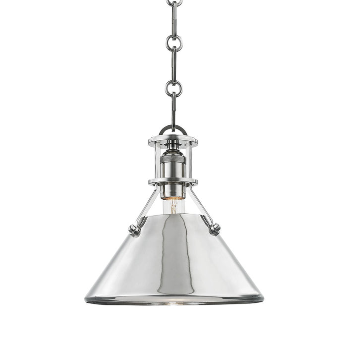 Hudson Valley - MDS951-PN - One Light Pendant - Metal No. 2 - Polished Nickel