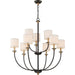 Quoizel - ADY5009OZ - Nine Light Chandelier - Audley - Old Bronze