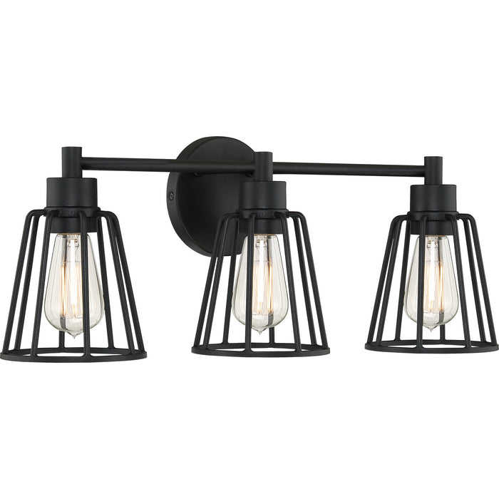 Quoizel - ATT8603EK - Three Light Bath Fixture - Atticus - Earth Black