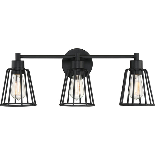 Quoizel - ATT8603EK - Three Light Bath Fixture - Atticus - Earth Black