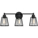 Quoizel - ATT8603EK - Three Light Bath Fixture - Atticus - Earth Black