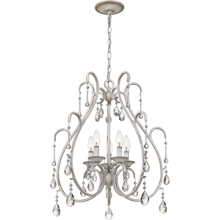 Quoizel - BLC5005AWH - Five Light Chandelier - Blanca - Antique White