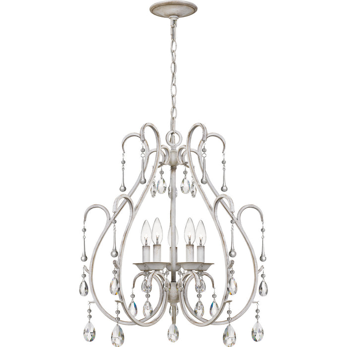 Quoizel - BLC5005AWH - Five Light Chandelier - Blanca - Antique White