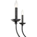 Quoizel - CLL638OK - Six Light Island Chandelier - Calligraphy - Old Black Finish