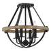 Quoizel - BRL1716EK - Four Light Semi-Flush Mount - Bartlett - Earth Black