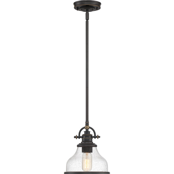 Quoizel - GRTS1508PN - One Light Mini Pendant - Grant - Palladian Bronze