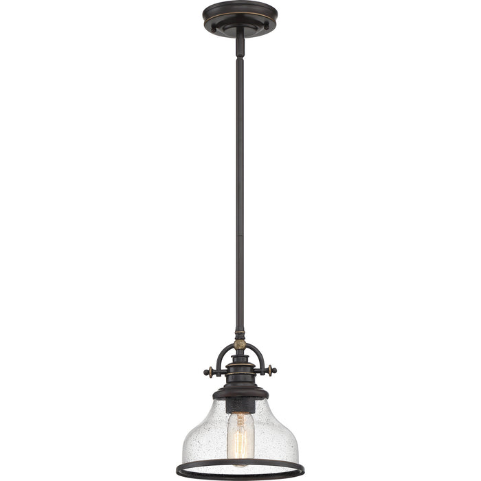 Quoizel - GRTS1508PN - One Light Mini Pendant - Grant - Palladian Bronze