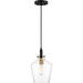 Quoizel - JUN1508EK - One Light Mini Pendant - June - Earth Black