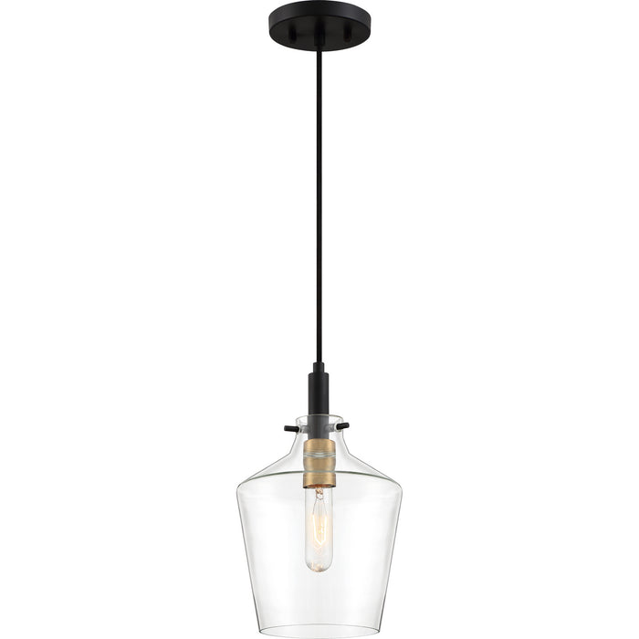 Quoizel - JUN1508EK - One Light Mini Pendant - June - Earth Black