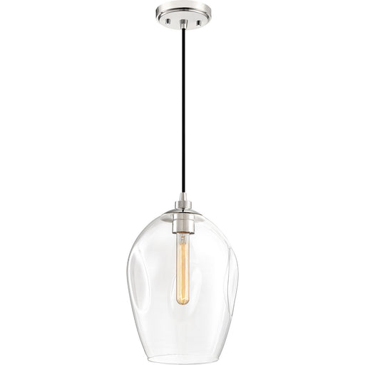 Quoizel - NGA1510PK - One Light Mini Pendant - Nostalgia - Polished Nickel