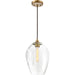 Quoizel - NGA1510WS - One Light Mini Pendant - Nostalgia - Weathered Brass