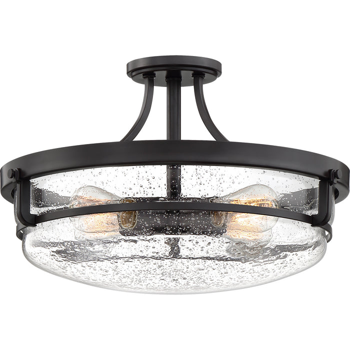 Quoizel - QF3419PN - Four Light Semi-Flush Mount - Outpost - Palladian Bronze