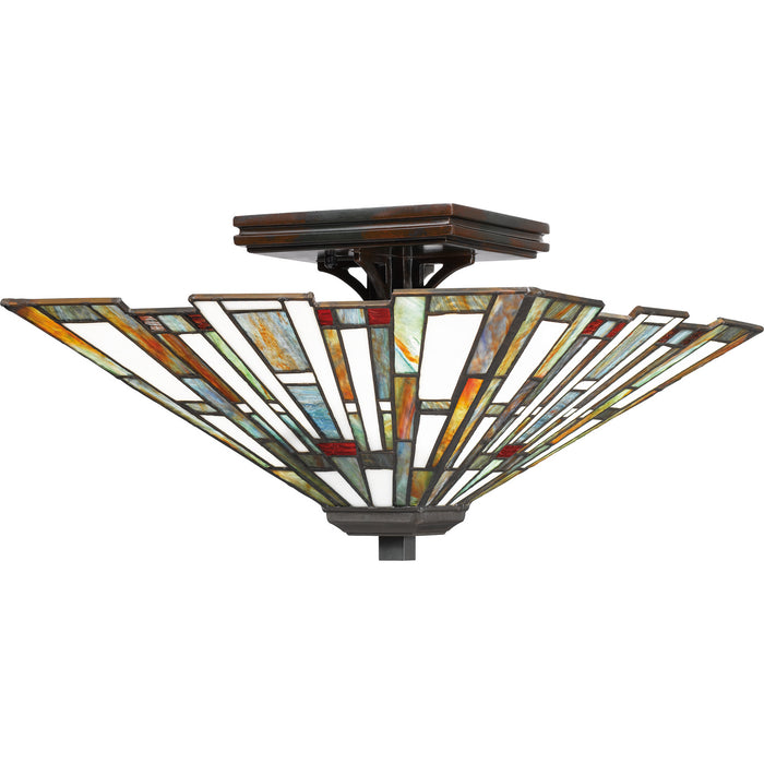 Quoizel - TFMK1714VA - Two Light Flush Mount - Maybeck - Valiant Bronze